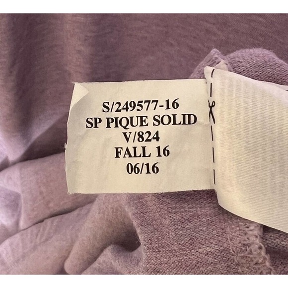 Banana Republic Short Sleeve Embroidered Elephant Polo Shirt Mens Size XL Purple - Picture 5 of 15